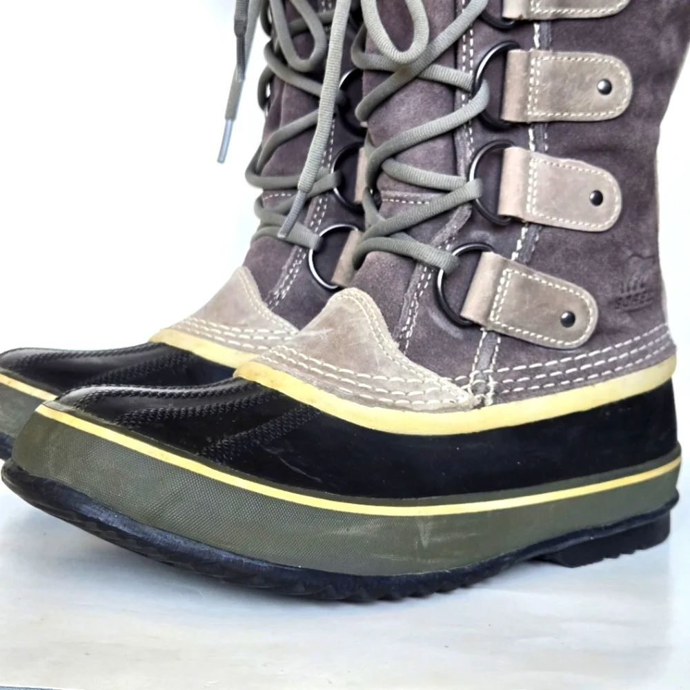 Sorels Women's Fur-Lined Winter Boots - Brown and Black size 10 - Picture 4 of 6